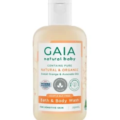 Bath Potty|Gaia Natural Baby Bath & Body Wash 250mL - cutbabycare.com | baby boutique & care hub
