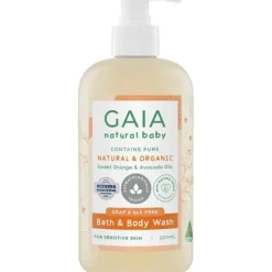 Bath Potty|Gaia Natural Baby Bath & Body Wash 500mL - cutbabycare.com | baby boutique & care hub