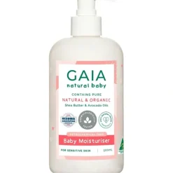 Shop All|Gaia Natural Baby Moisturiser 500mL - cutbabycare.com | baby boutique & care hub