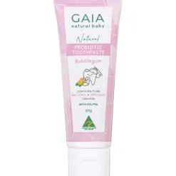 Shop All|Gaia Natural Baby Probiotic Toothpaste Bubblegum 50g - cutbabycare.com | baby boutique & care hub