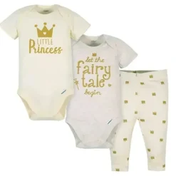 Shop All|Gerber Crowns Take Me Home Outfit Girl 100% Cotton - cutbabycare.com | baby boutique & care hub