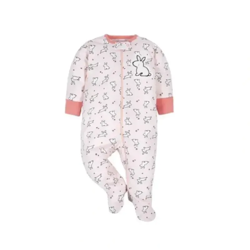 Shop All|Gerber Footed Sleep N Play Baby Girl, Bunny 3-6M - cutbabycare.com | baby boutique & care hub