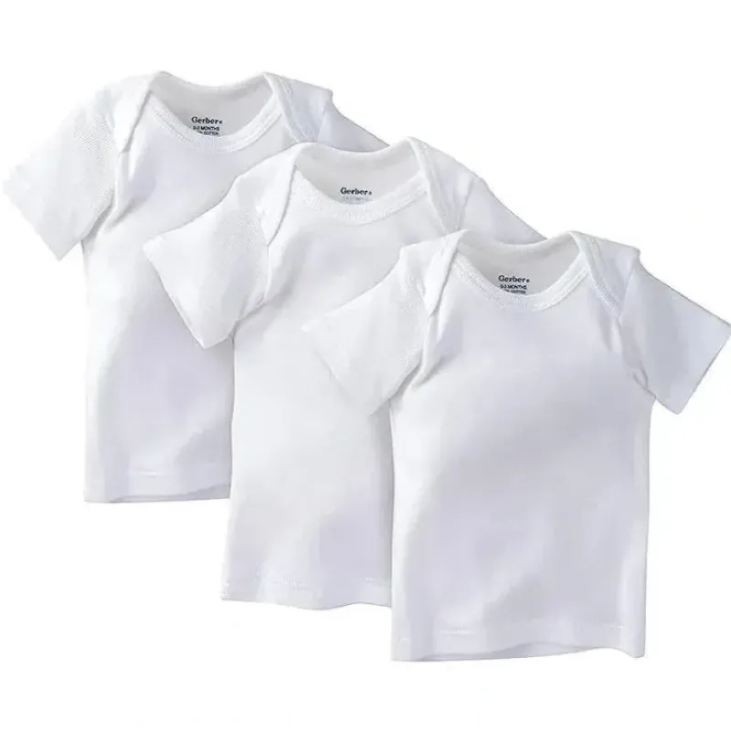 Shop All|Gerber White Slip On Shirt, 3-Pack - cutbabycare.com | baby boutique & care hub