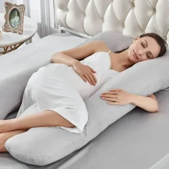 Shop All|Gominimo Pregnancy Maternity Nursing Pillow With Pillowcase Grey Gopp100bl - One Size - cutbabycare.com | baby boutique & care hub
