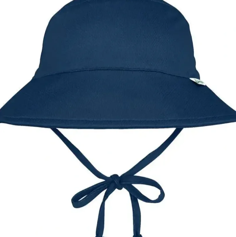 Shop All|Green Sprouts - Baby Breathable Swim & Sun Bucket Hat, Navy - cutbabycare.com | baby boutique & care hub