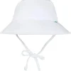 Shop All|Green Sprouts - Baby Breathable Swim & Sun Bucket Hat, White - cutbabycare.com | baby boutique & care hub