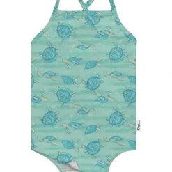 Health Safety|Green Sprouts - Baby Girl's Easy-Change Eco Swimsuit, Seafoam Hawksbill Turtle - cutbabycare.com | baby boutique & care hub