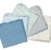 Shop All|Green Sprouts - 5Pk Absorbent Organic Cotton Muslin Cloths, Blueberry - cutbabycare.com | baby boutique & care hub