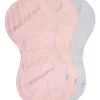 Shop All|Green Sprouts - 3Pk Organic Cotton Muslin Burp Cloths, Rose - cutbabycare.com | baby boutique & care hub