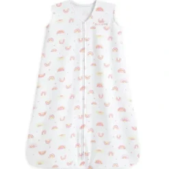 Health Safety|HALO® SleepSack® (6-18M) 0.5 TOG - RAINBOWS PINK - cutbabycare.com | baby boutique & care hub