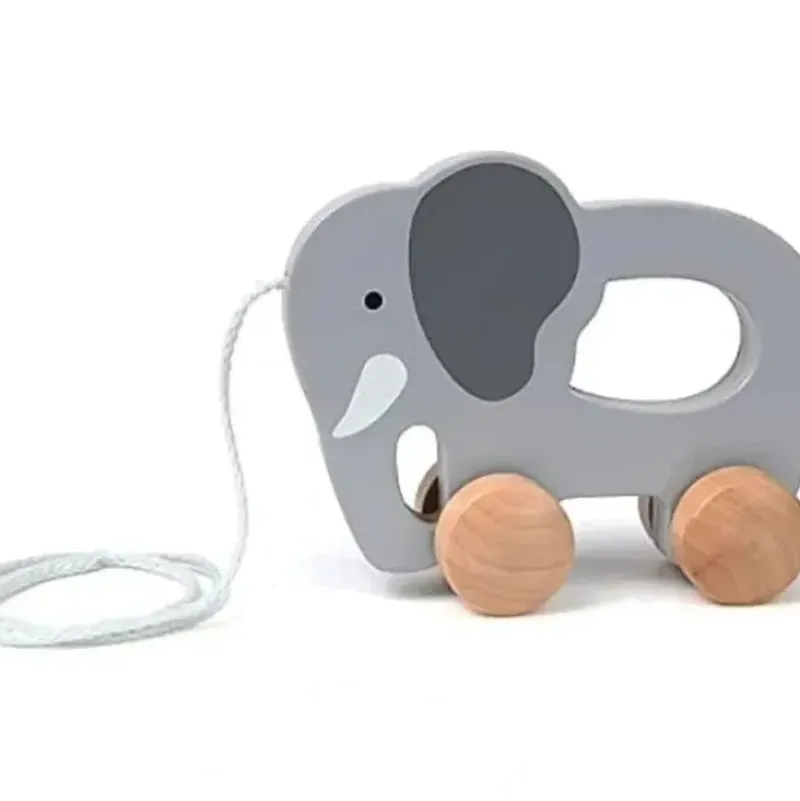 Shop All|Hape - Elephant Wooden Push and Pull Toddler Toy - cutbabycare.com | baby boutique & care hub