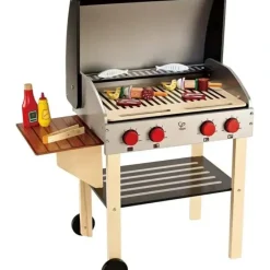Shop All|Hape - Gourmet Grill and Shish Kabob Wooden Play Kitchen - cutbabycare.com | baby boutique & care hub