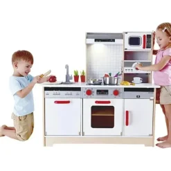 Shop All|Hape - Kids All-in-1 Wooden Play Kitchen with Accessories - cutbabycare.com | baby boutique & care hub