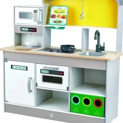 Shop All|Hape - Kids Deluxe Kitchen Playset with Fan Fryer - cutbabycare.com | baby boutique & care hub
