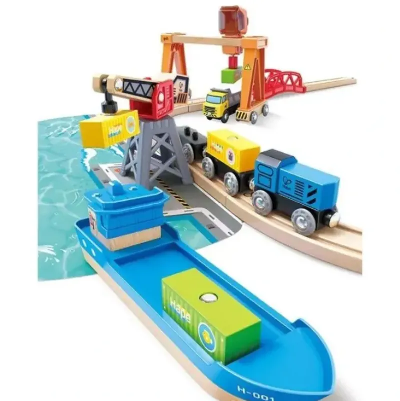 Shop All|Hape - Lift & Load Harbor Set - cutbabycare.com | baby boutique & care hub