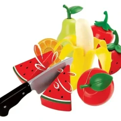 Health Safety|Hape - Wooden Healthy Cutting Play Fruits with Play Knife - cutbabycare.com | baby boutique & care hub