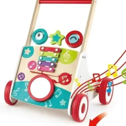 Shop All|Hape - Wooden Push and Pull Music Learning Walker - cutbabycare.com | baby boutique & care hub