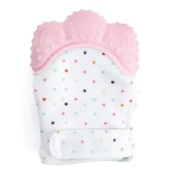 Shop All|Happy Kids Silicone Teether Mitten Pink - cutbabycare.com | baby boutique & care hub