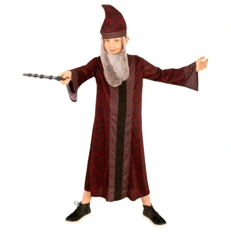 Shop All|Harry Potter Dumbledore Hogwarts Childrens Wizard Robe Costume Set Size 9yrs+ - cutbabycare.com | baby boutique & care hub