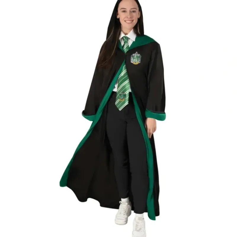 Shop All|Harry Potter Slytherin Hooded Hogwarts Adult Wizard Robe Party Costume Size STD - cutbabycare.com | baby boutique & care hub