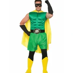 Shop All|Hero Muscle Chest Sleeveless Men's Superhero Adult Costume Party One Size Green - cutbabycare.com | baby boutique & care hub