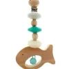 Shop All|Hess Spielzeug Wooden 15cm Hanger Fish Toy For Pram Baby 0m+ Natural Turquoise - cutbabycare.com | baby boutique & care hub