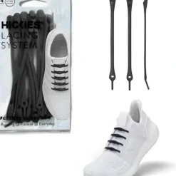 Shop All|Hickies - No Tie Shoelaces For Adults Premium, Unisex, One Size fit All, Black Straps - cutbabycare.com | baby boutique & care hub