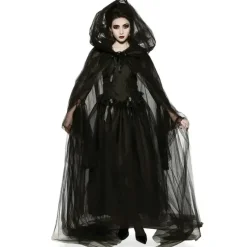Shop All|Hooded Cape Women's/Ladies Witch Halloween Party Costume Standard Size Black - cutbabycare.com | baby boutique & care hub
