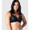 Shop All|Hotmilk - Heroine Plunge Black Nursing Bra Flexiwire - cutbabycare.com | baby boutique & care hub
