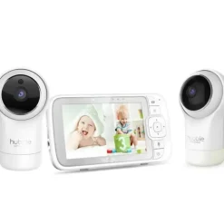 Shop All|Hubble - Nursery View Pro Twin 5 Video Baby Monitor Twin Set With Pan, Tilt, And Zoom - cutbabycare.com | baby boutique & care hub