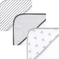 Bath Potty|Hudson Baby - Modern Elephant Baby Cotton Rich Hooded Towels - cutbabycare.com | baby boutique & care hub