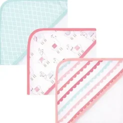 Bath Potty|Hudson Baby - 3Pk Llama Baby Cotton Rich Hooded Towels - cutbabycare.com | baby boutique & care hub