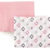 Stroller|Hudson Baby 2-Pack Muslin Swaddle Blankets, Pink Aztec - cutbabycare.com | baby boutique & care hub