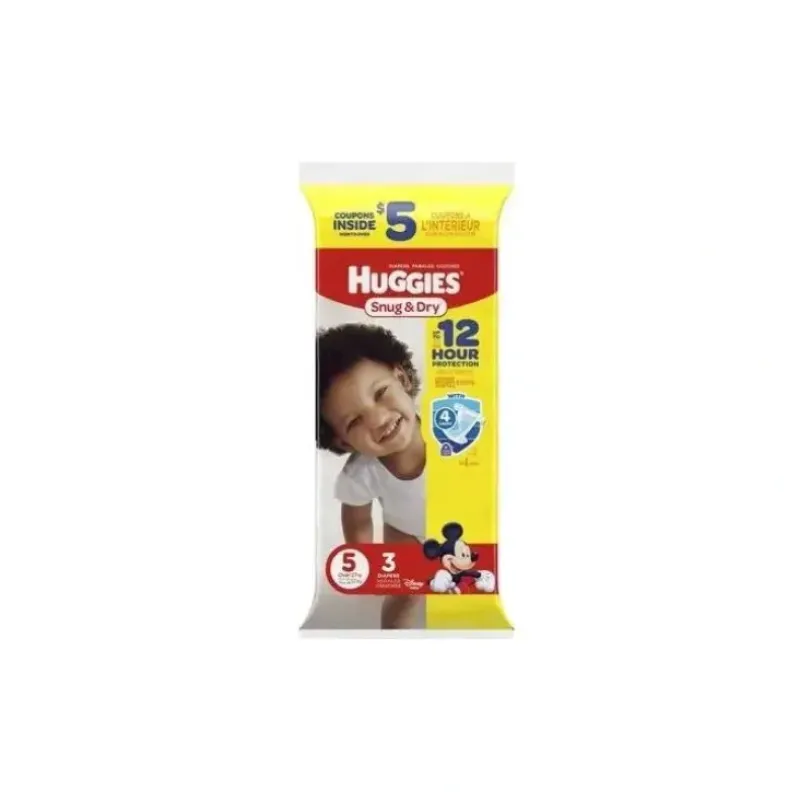 Shop All|Huggies Snug and Dry Diapers Size 5 (27+lbs) 3Pack - cutbabycare.com | baby boutique & care hub