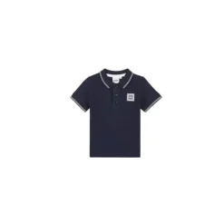 Shop All|Hugo Boss - Baby Boy Short Sleeve Pique Polo, Navy - cutbabycare.com | baby boutique & care hub
