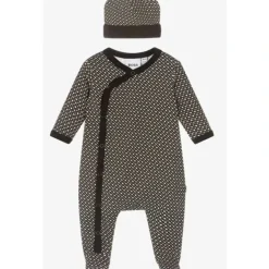 Shop All|Hugo Boss - Baby Footie & Hat Set In Box, Black - cutbabycare.com | baby boutique & care hub