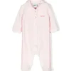Shop All|Hugo Boss - Baby Girl Logo Embroidered Pajamas, Light Pink - cutbabycare.com | baby boutique & care hub