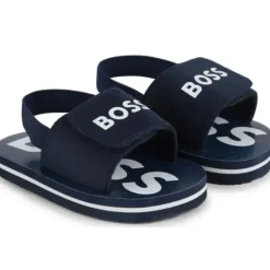 Shop All|Hugo Boss Baby - Aqua Slides Boy, Navy - cutbabycare.com | baby boutique & care hub