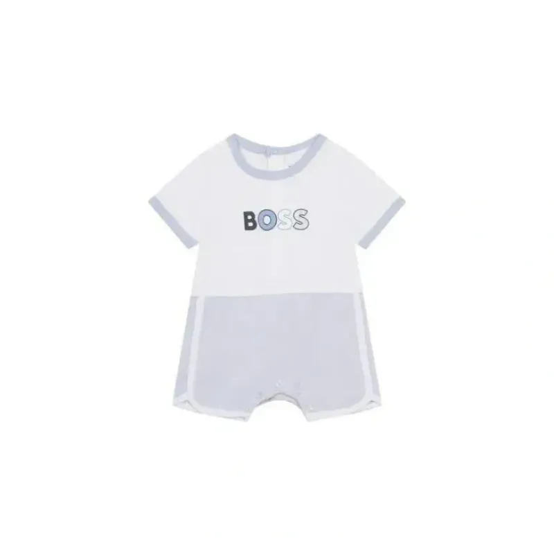 Shop All|Hugo Boss Baby - Boy All In One, Pale Blue - cutbabycare.com | baby boutique & care hub