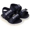 Shop All|Hugo Boss Baby - Boy Bi-Color Sandals, Navy - cutbabycare.com | baby boutique & care hub