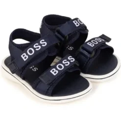 Shop All|Hugo Boss Baby - Boy Bi-Color Sandals, Navy - cutbabycare.com | baby boutique & care hub