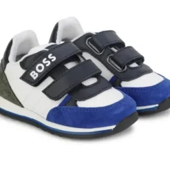 Shop All|Hugo Boss Baby - Boy Suede Sneakers, White - cutbabycare.com | baby boutique & care hub