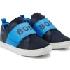 Shop All|Hugo Boss Baby - Boys Navy Velcro Logo Trainers - cutbabycare.com | baby boutique & care hub