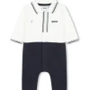 Shop All|Hugo Boss Baby - Ceremony Polo Collar Overalls, Navy - cutbabycare.com | baby boutique & care hub