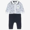 Shop All|Hugo Boss Baby - Ceremony Short All In One, Pale Blue - cutbabycare.com | baby boutique & care hub