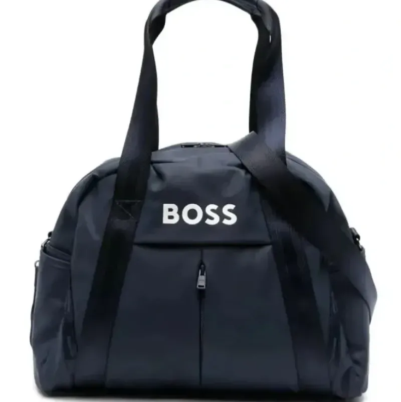 Stroller|Hugo Boss Baby - Coated Fabric Changing Bag, Black - cutbabycare.com | baby boutique & care hub
