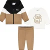 Shop All|Hugo Boss Baby - Cotton Baby Set, Brown - cutbabycare.com | baby boutique & care hub
