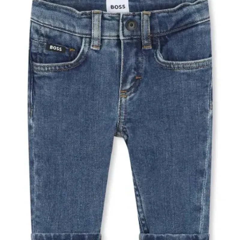 Shop All|Hugo Boss Baby - Cotton Rich Jeans, Denim - cutbabycare.com | baby boutique & care hub