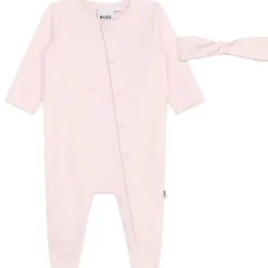 Shop All|Hugo Boss Baby - Footie & Headband & Blanket Set, Pink - cutbabycare.com | baby boutique & care hub
