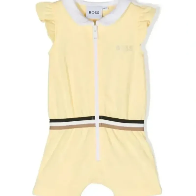 Shop All|Hugo Boss Baby - Girl All In One, Pink Pale - cutbabycare.com | baby boutique & care hub